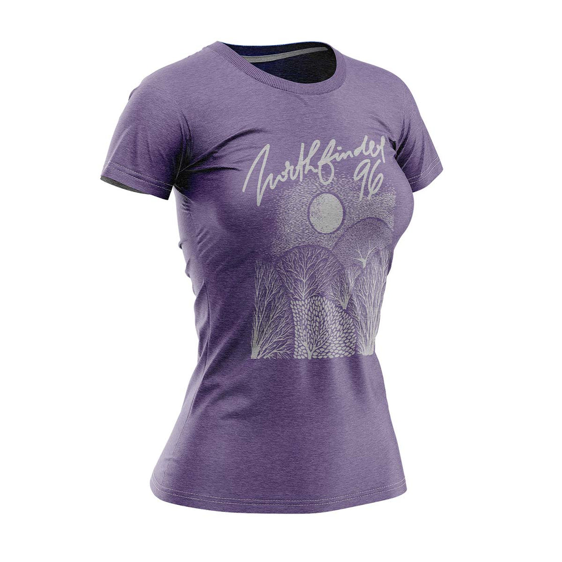 TR-4817OR women's active t-shirt with print from recycled fibres JAYLEEN