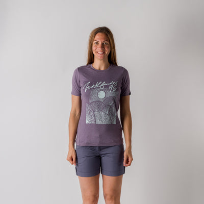 TR-4817OR women's active t-shirt with print from recycled fibres JAYLEEN