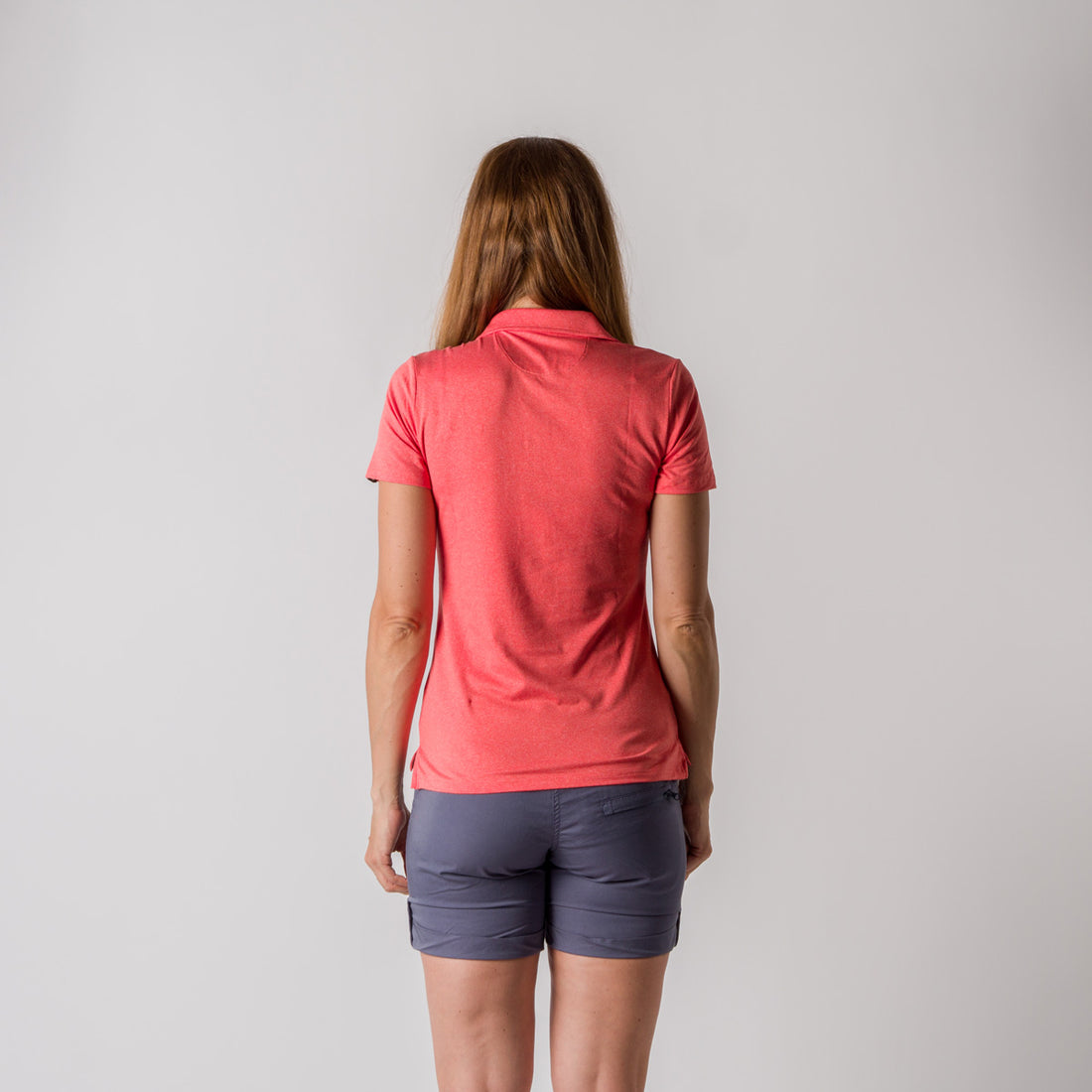 TR-4820OR women's polo t-shirt from recycled fibres CHAYA