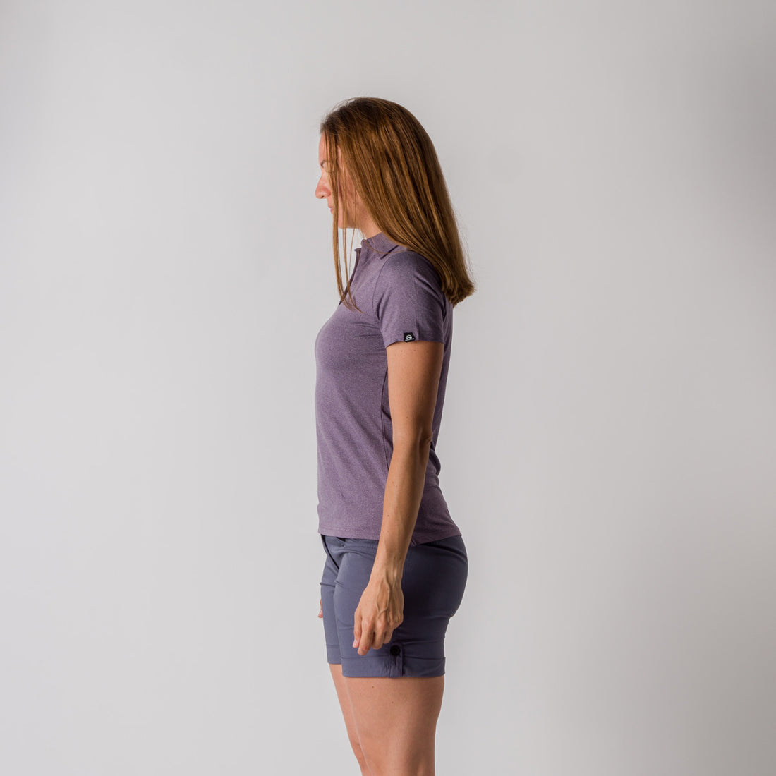 TR-4820OR women's polo t-shirt from recycled fibres CHAYA