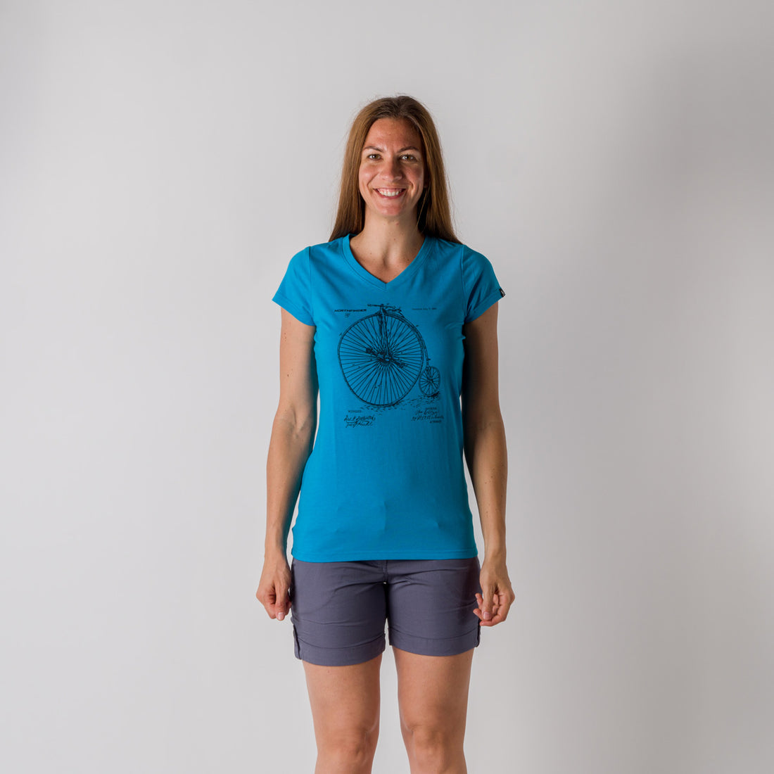 TR-4828SP women's t-shirt cotton style with pictogram KASSIDY