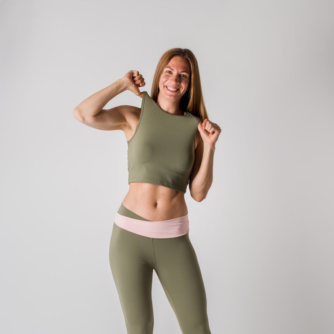 TR-4840SP women's sport cropped top ELSIE