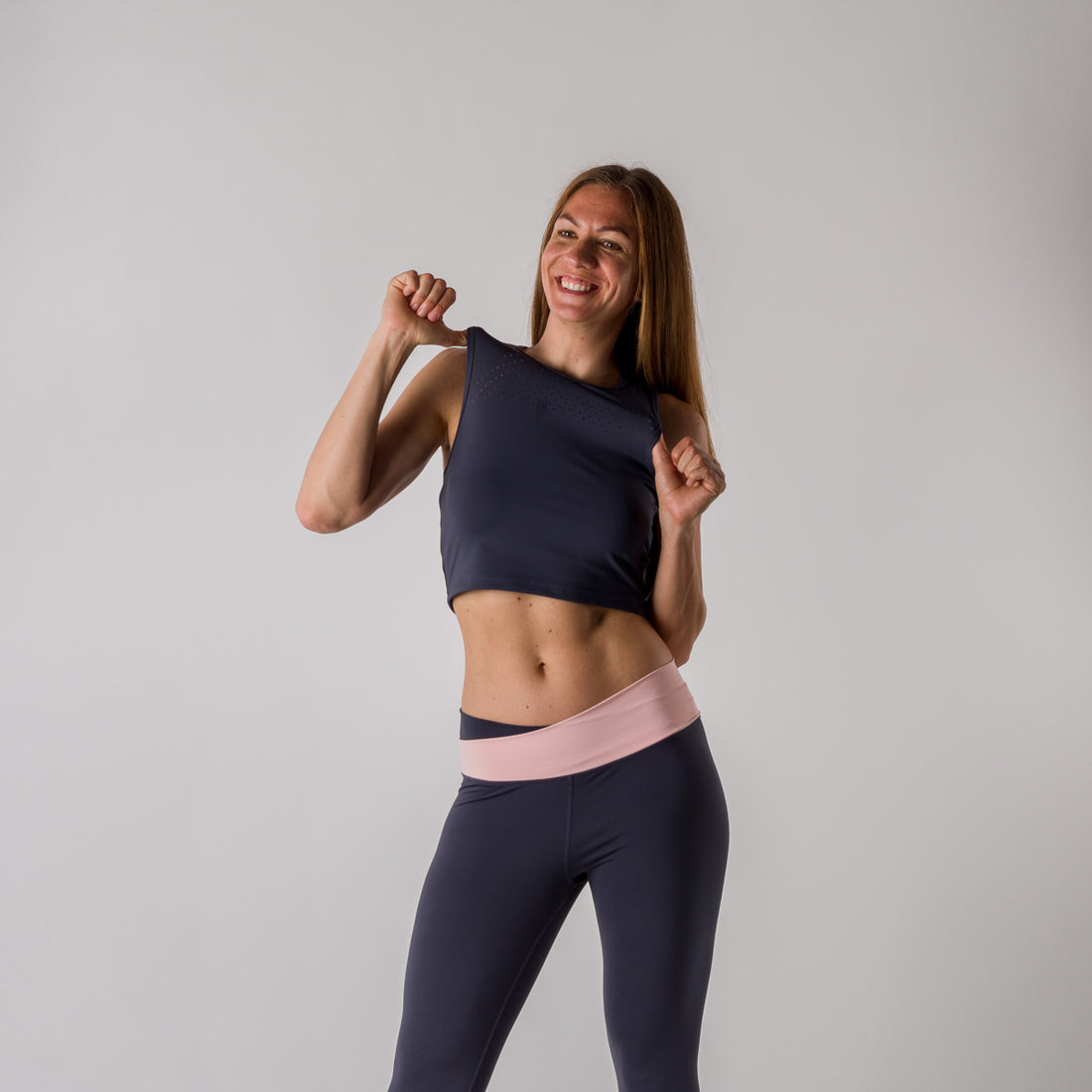TR-4840SP women's sport cropped top ELSIE