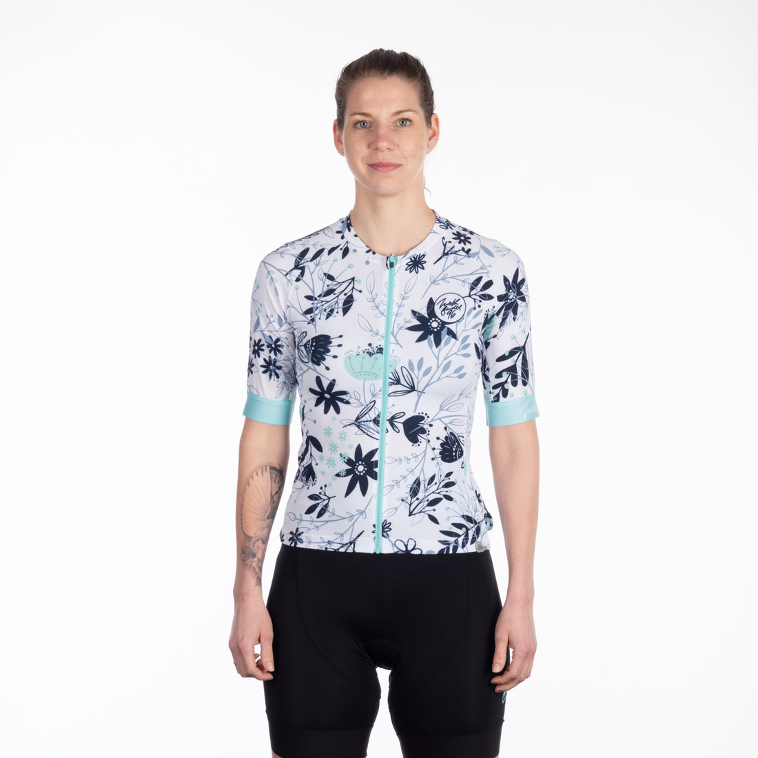 TR-4900MB women's bike active full zipp t-shirt MARGARET