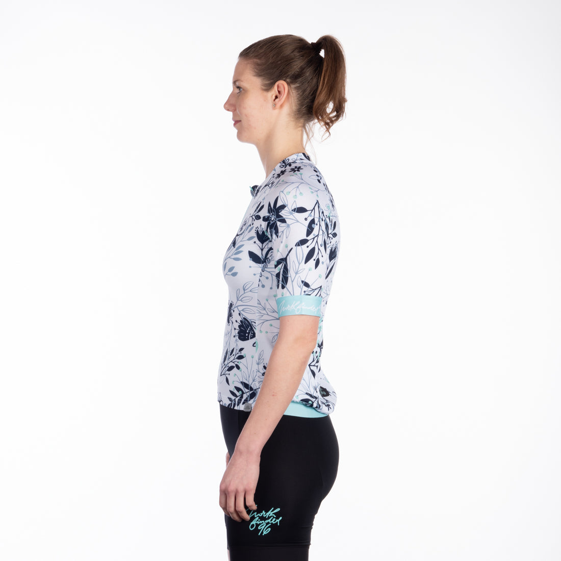 TR-4900MB women's bike active full zipp t-shirt MARGARET