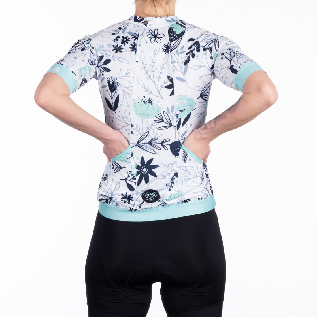 TR-4900MB women's bike active full zipp t-shirt MARGARET