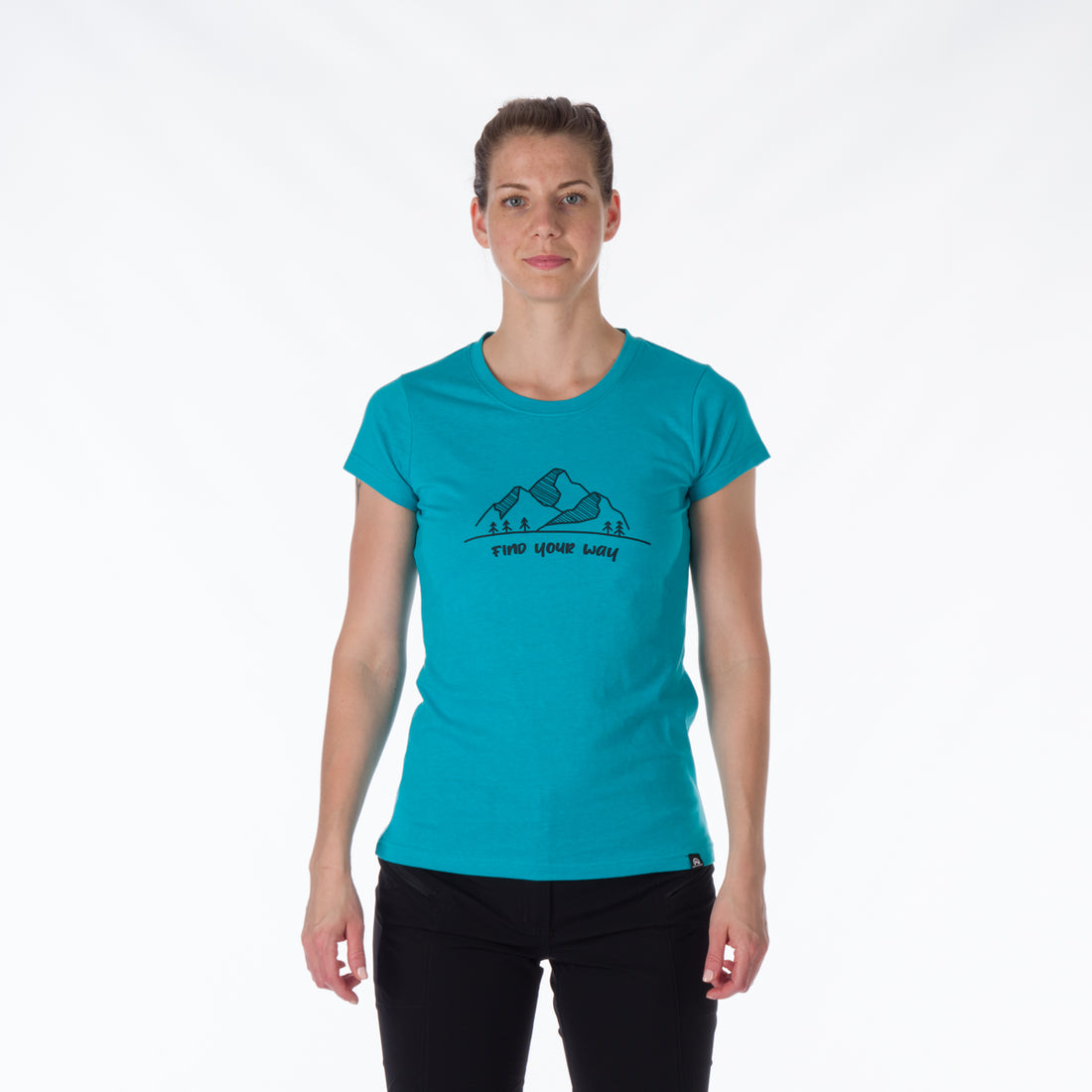 TR-4910OR women's t-shirt cotton style with print MAUD