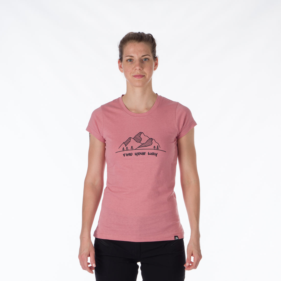 TR-4910OR women's t-shirt cotton style with print MAUD