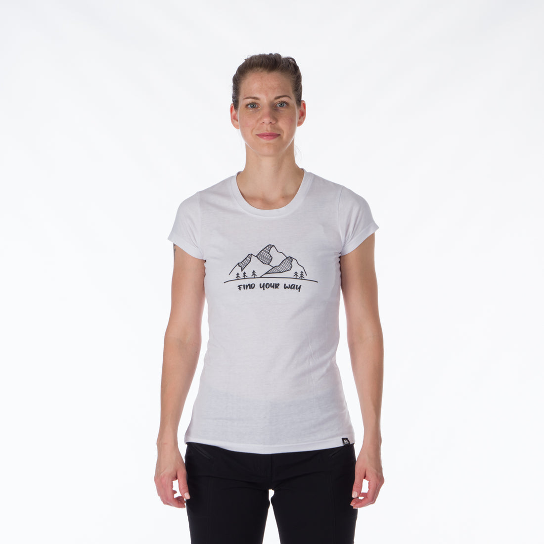 TR-4910OR women's t-shirt cotton style with print MAUD