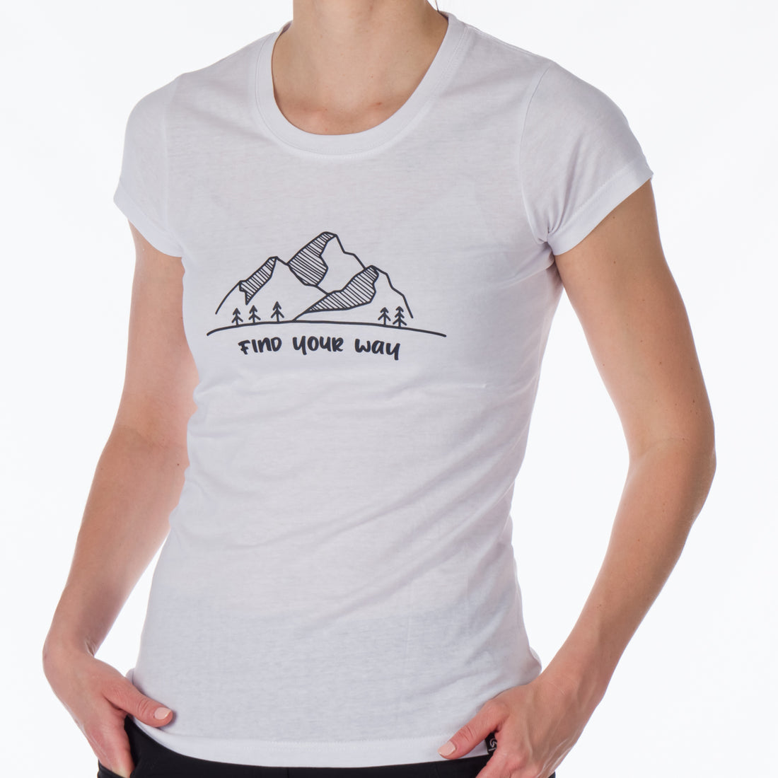 TR-4910OR women's t-shirt cotton style with print MAUD