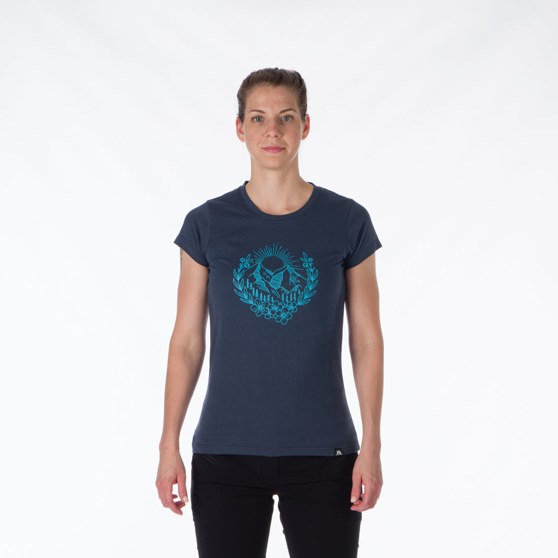 TR-4911OR women's t-shirt cotton style with pictogram MAUDE
