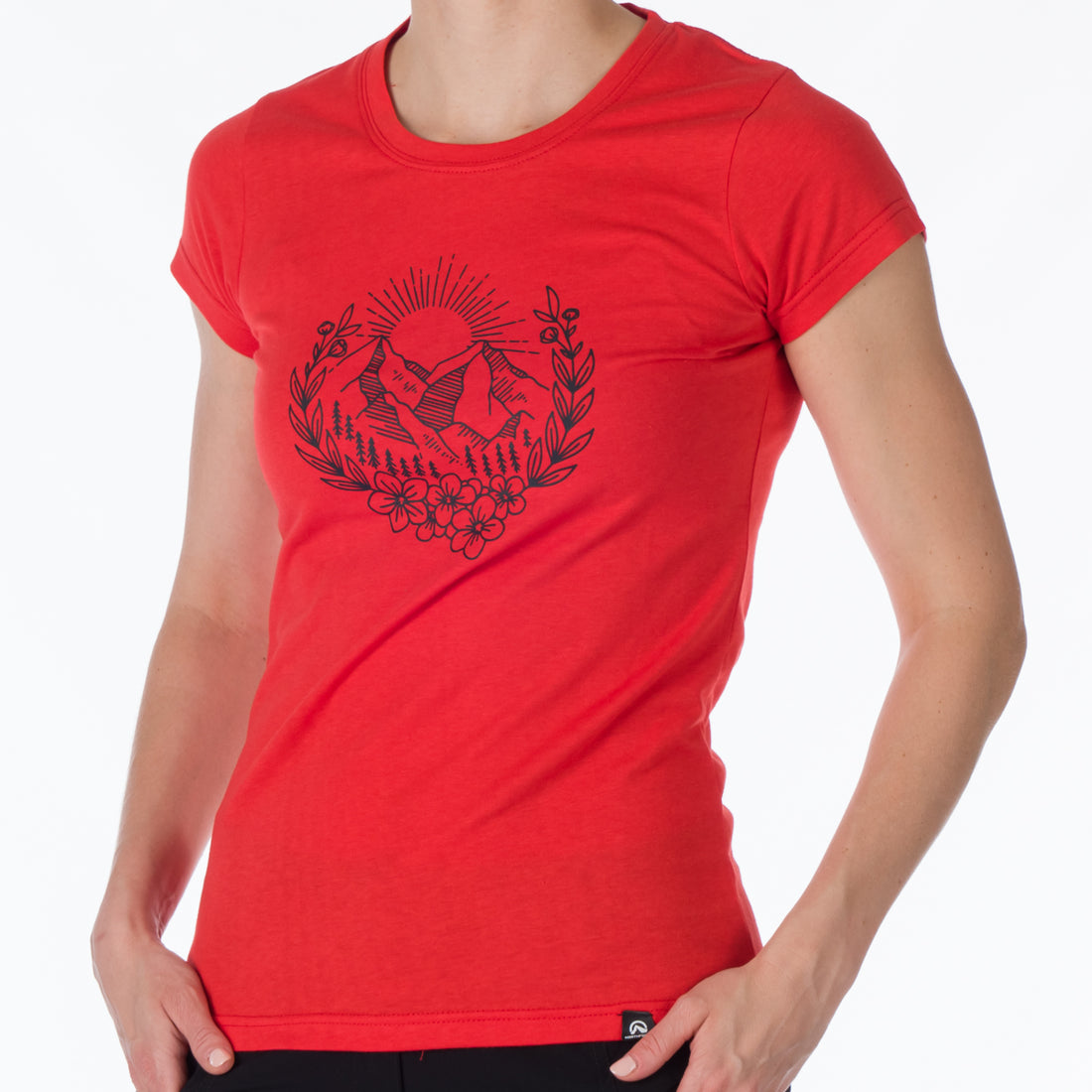 TR-4911OR women's t-shirt cotton style with pictogram MAUDE