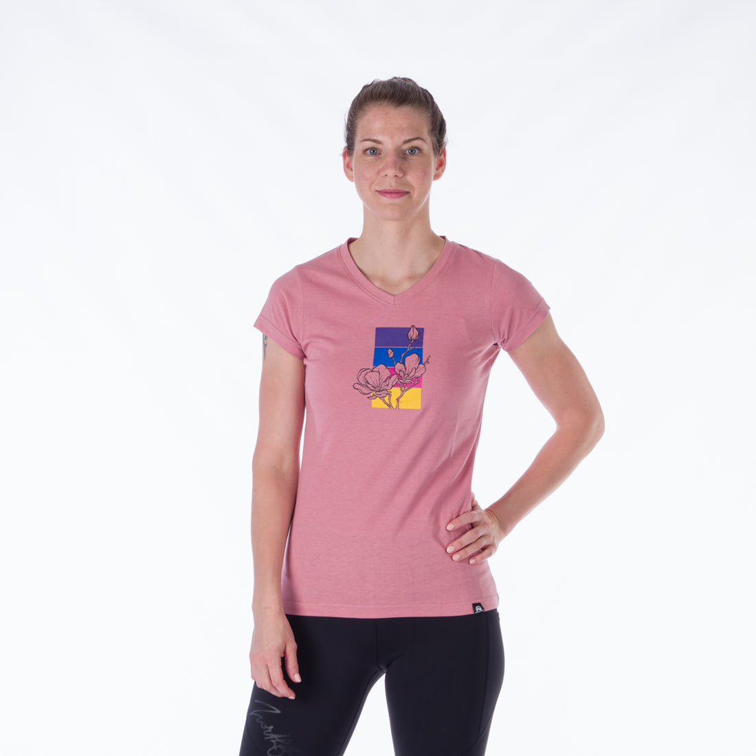 TR-4914OR women's t-shirt cotton style with print MEAGAN