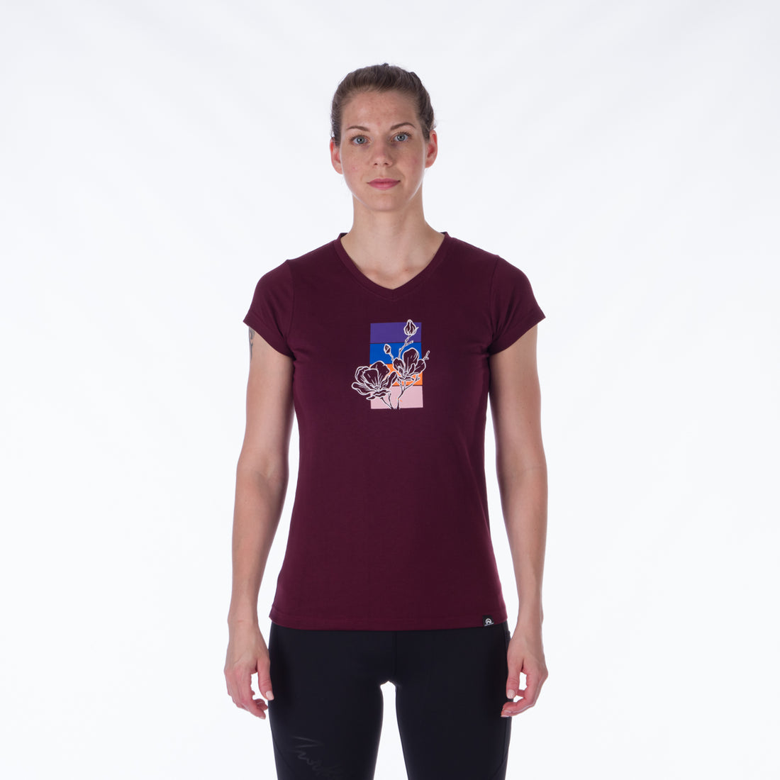 TR-4914OR women's t-shirt cotton style with print MEAGAN