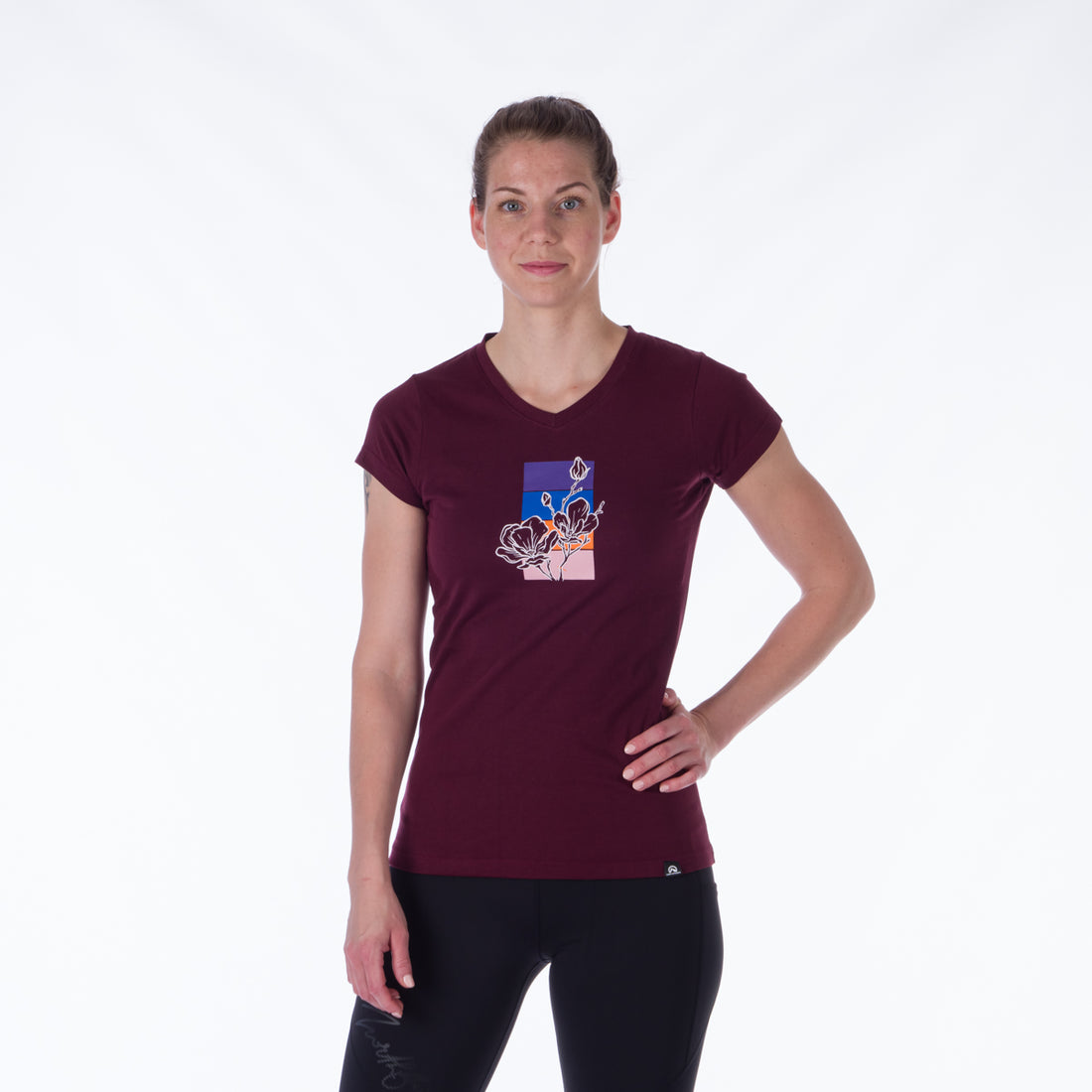 TR-4914OR women's t-shirt cotton style with print MEAGAN
