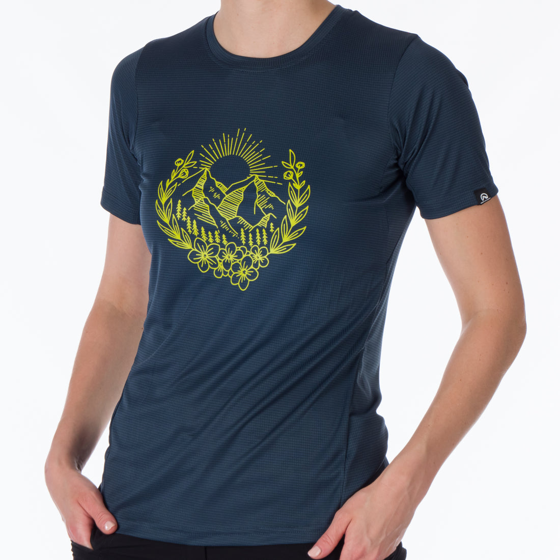 TR-4916OR women's technical t-shirt with pictogram MILDRED