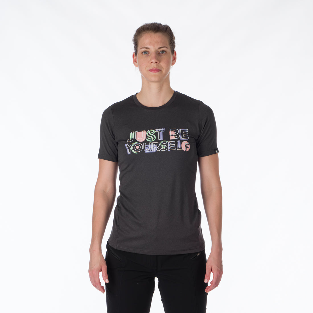 TR-4918OR women's active t-shirt with print from recycled fibers MINNIE