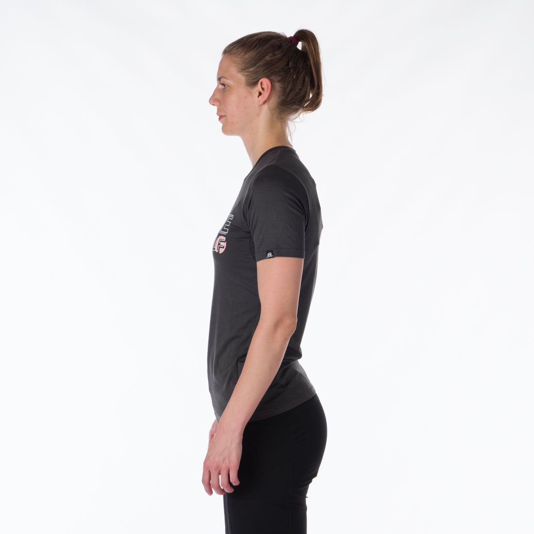 TR-4918OR women's active t-shirt with print from recycled fibers MINNIE
