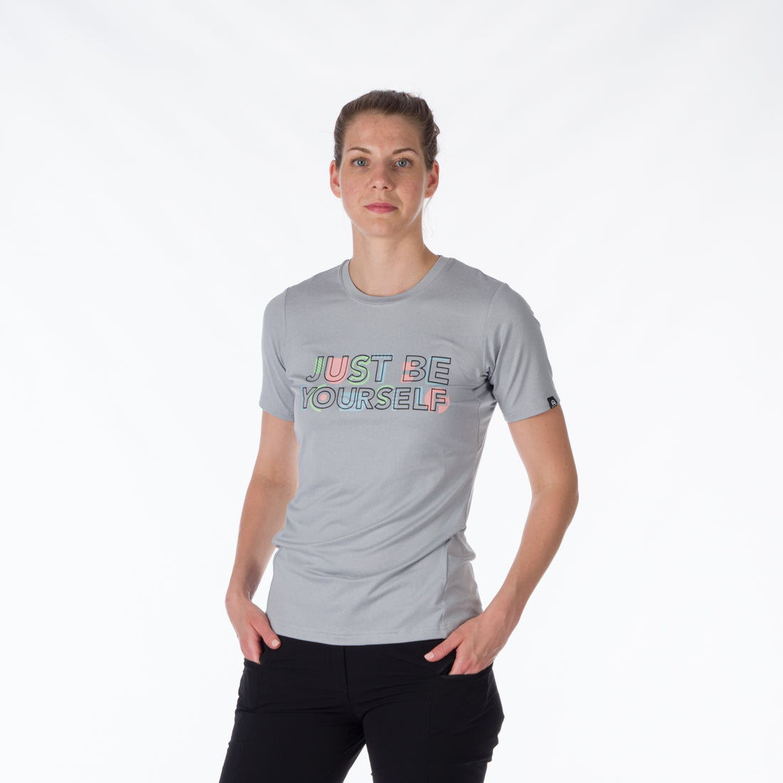TR-4918OR women's active t-shirt with print from recycled fibers MINNIE