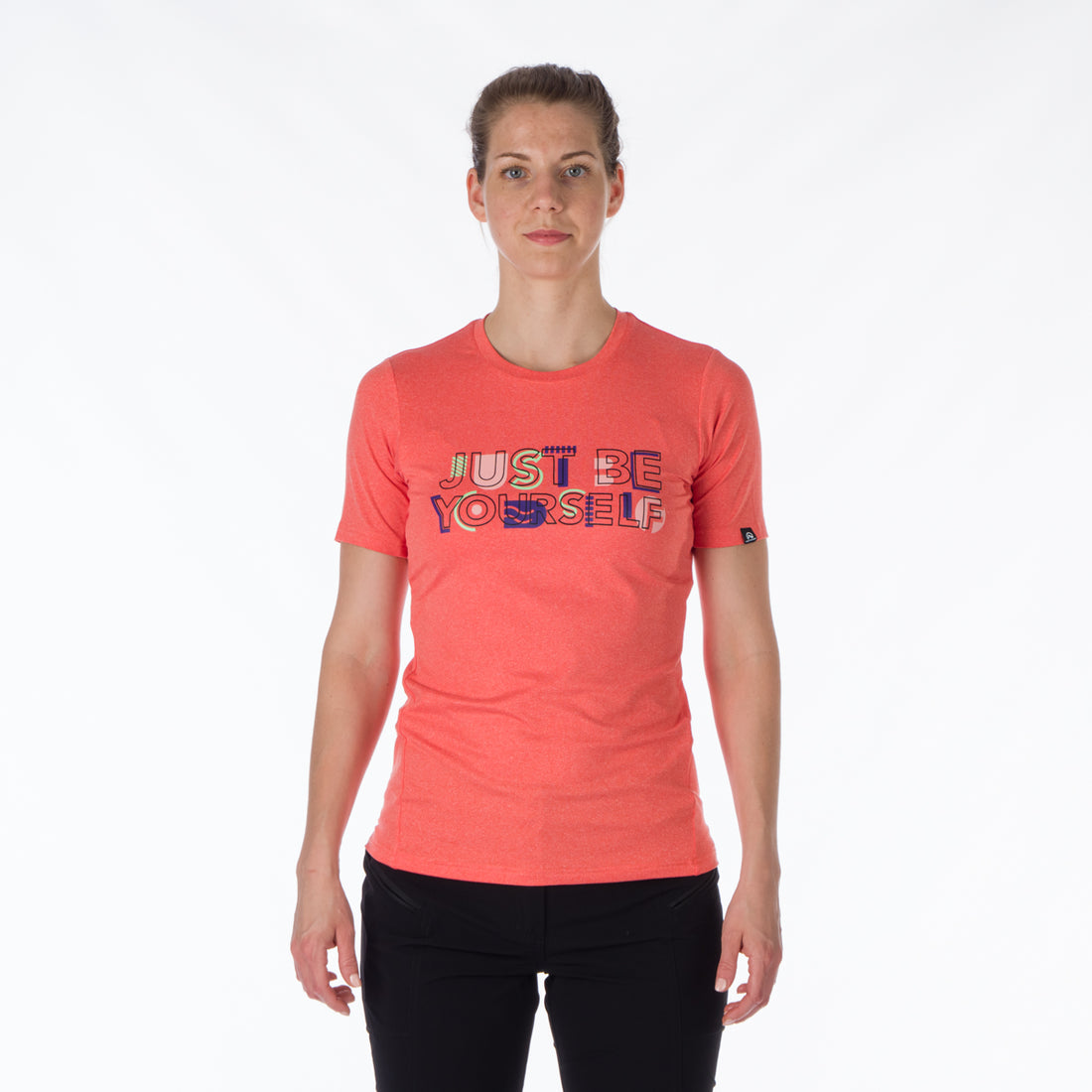 TR-4918OR women's active t-shirt with print from recycled fibers MINNIE