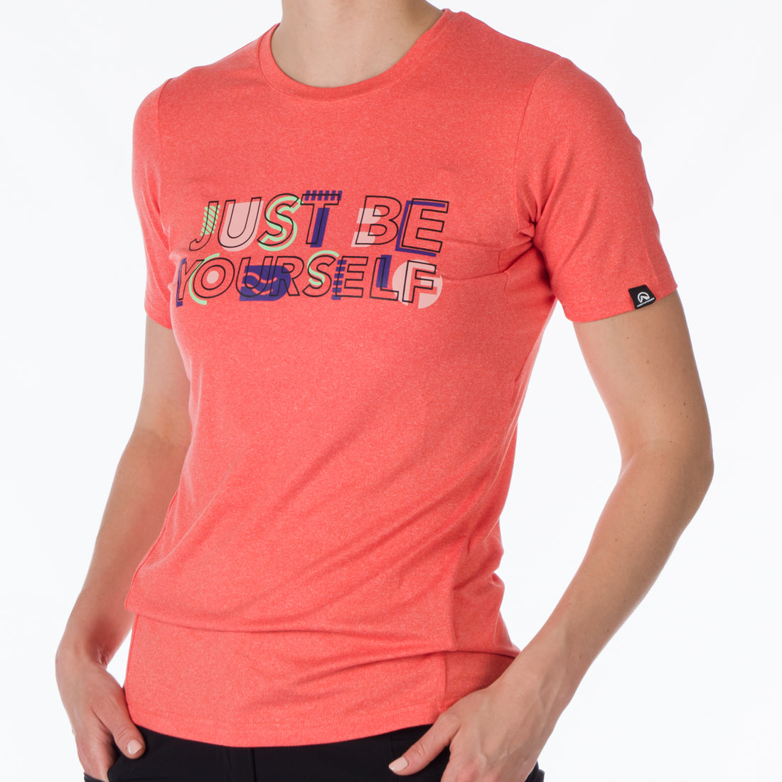 TR-4918OR women's active t-shirt with print from recycled fibers MINNIE