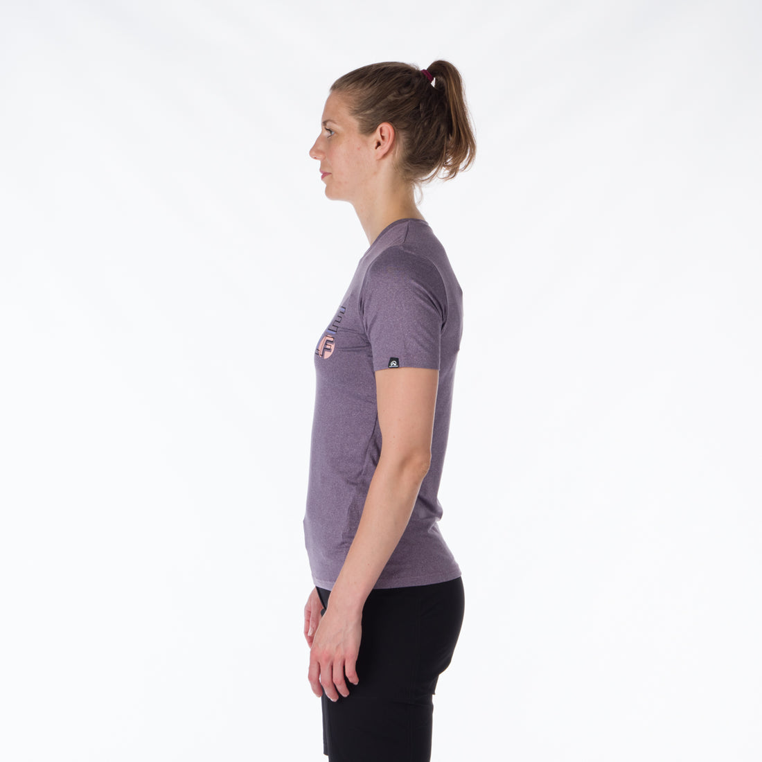 TR-4918OR women's active t-shirt with print from recycled fibers MINNIE