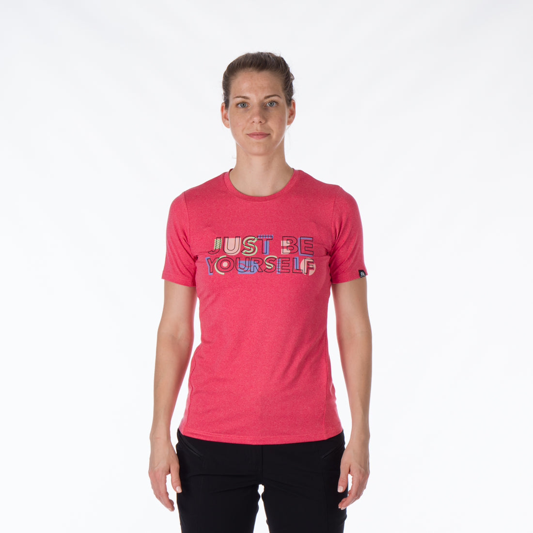 TR-4918OR women's active t-shirt with print from recycled fibers MINNIE