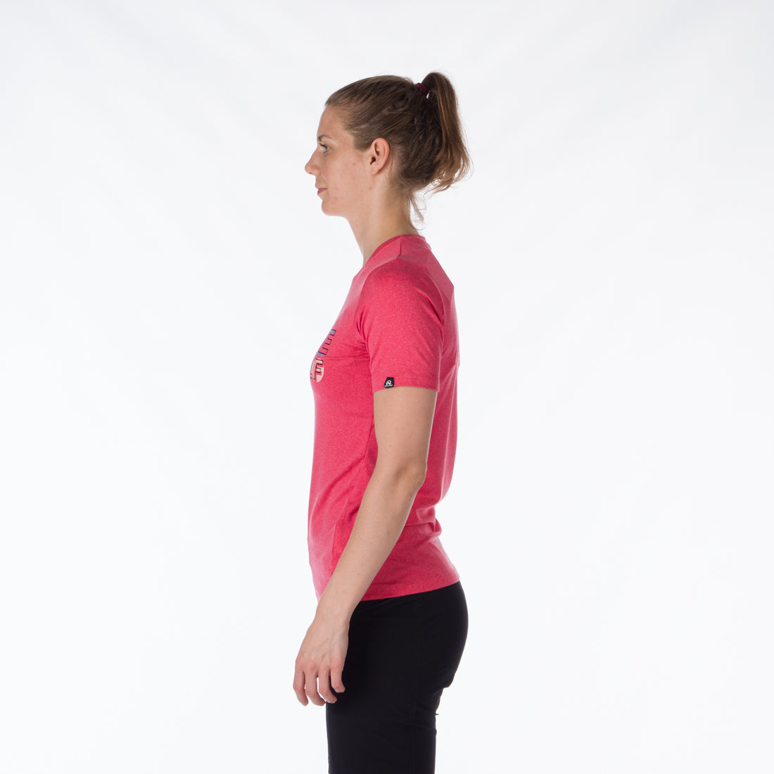 TR-4918OR women's active t-shirt with print from recycled fibers MINNIE