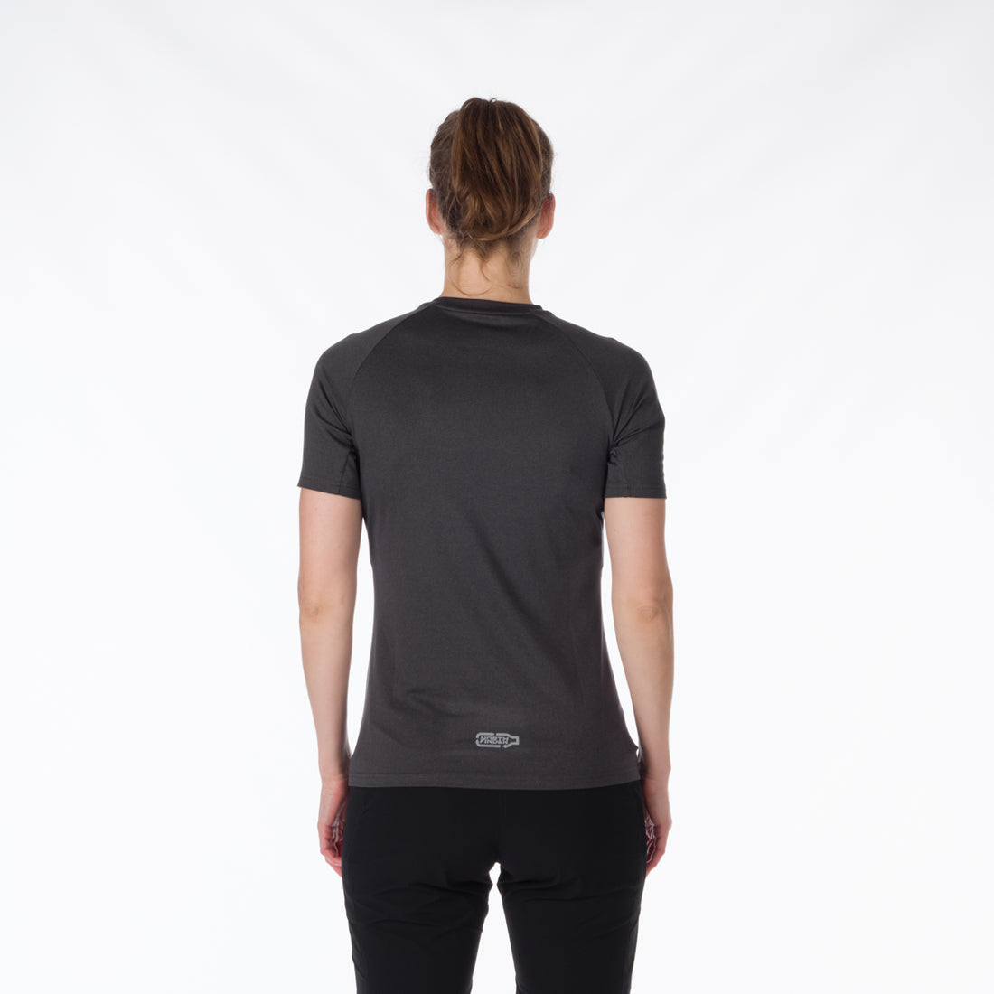 TR-4919OR women's active t-shirt with print from recycled fibers MISHA