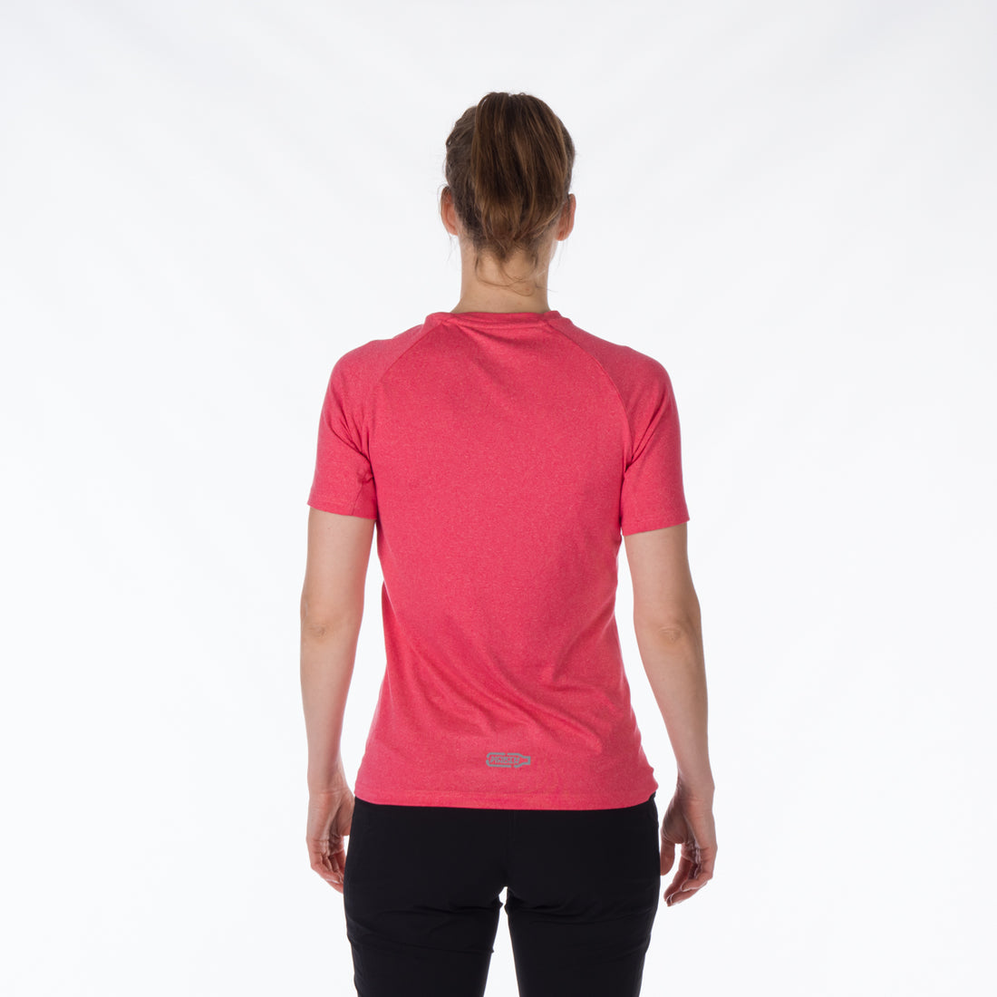 TR-4919OR women's active t-shirt with print from recycled fibers MISHA