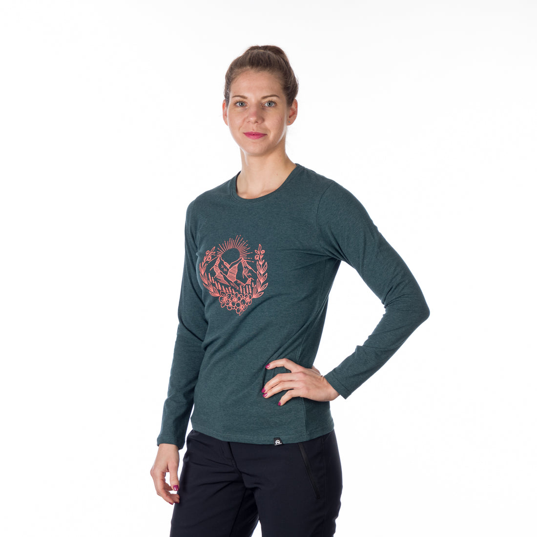 TR-4942OR women's t-shirt with print cotton style DOROTHEA