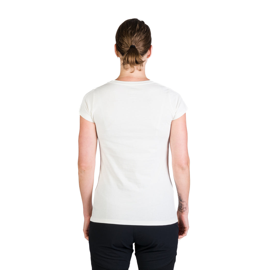 TR-4955OR women's organic cotton t-shirt with print JUDITH