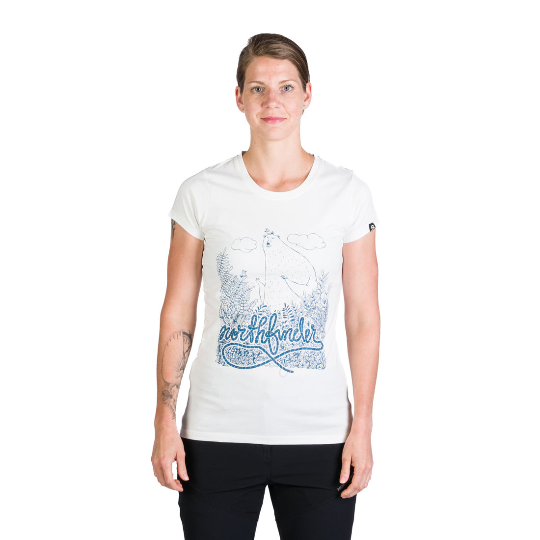 TR-4956OR women's casual t-shirt with print MABLE