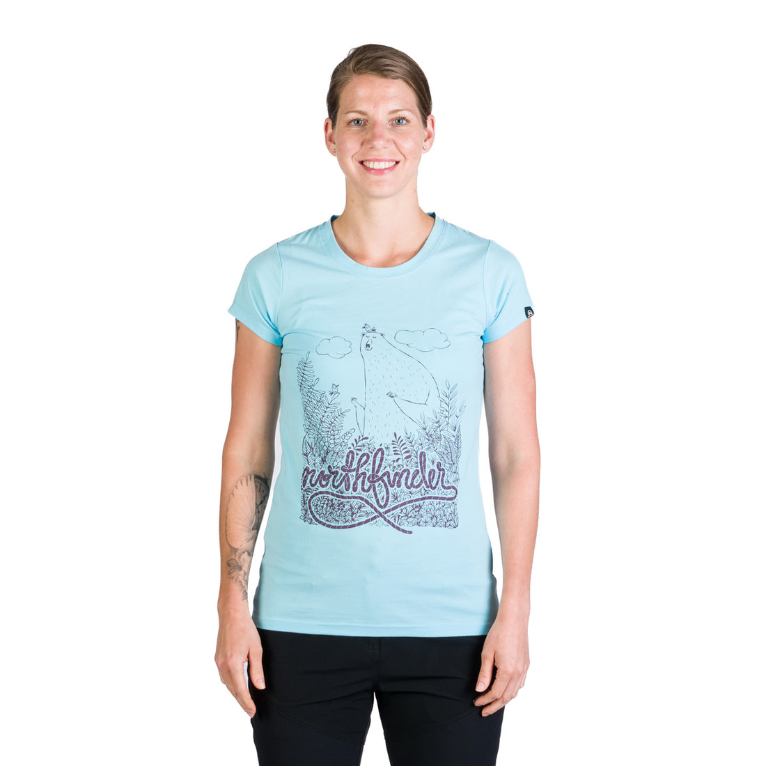 TR-4956OR women's casual t-shirt with print MABLE