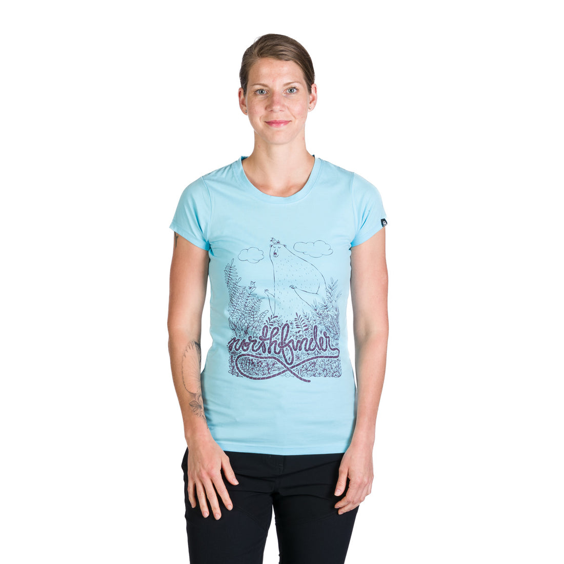TR-4956OR women's casual t-shirt with print MABLE