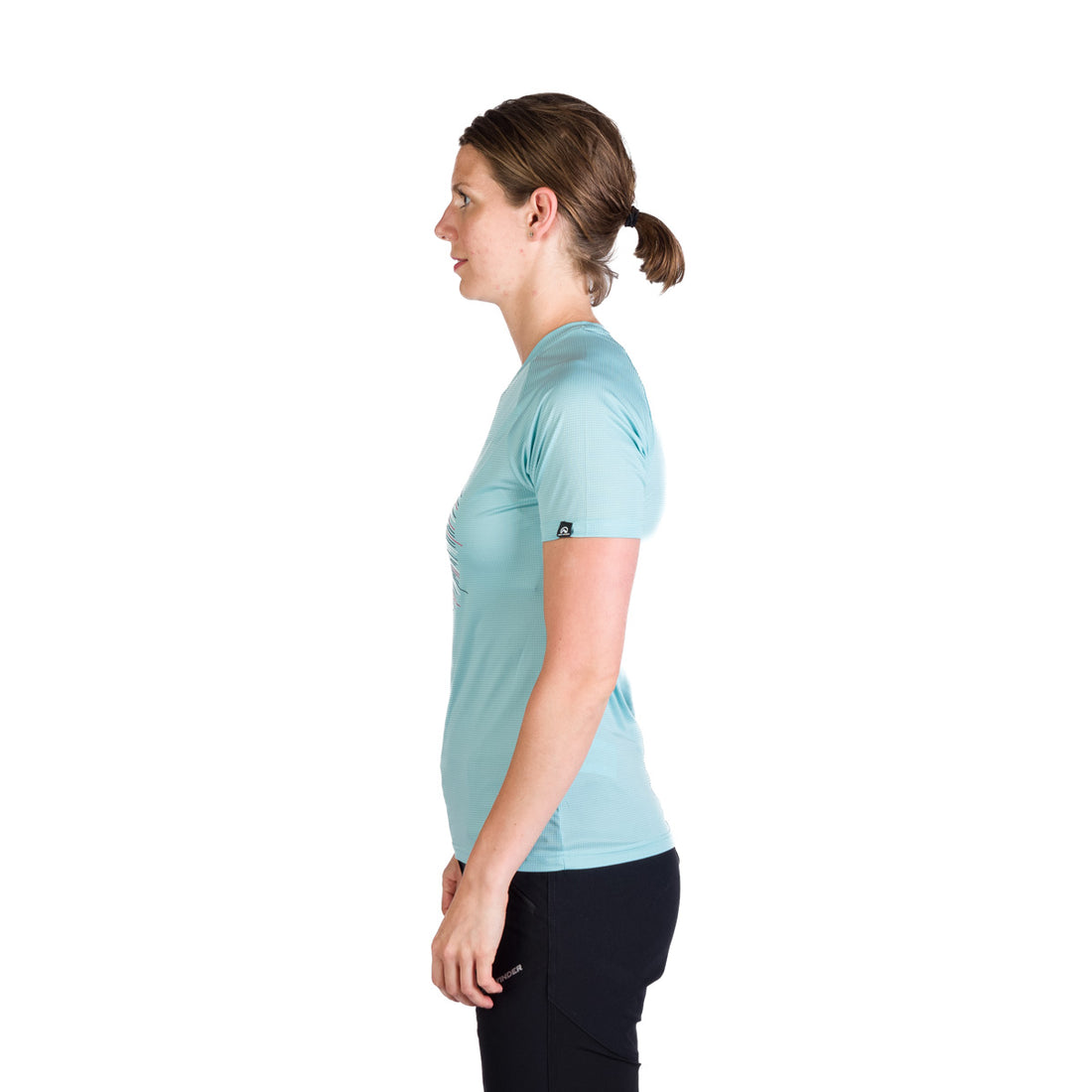 TR-4959OR women's technical t-shirt with print LYNDA