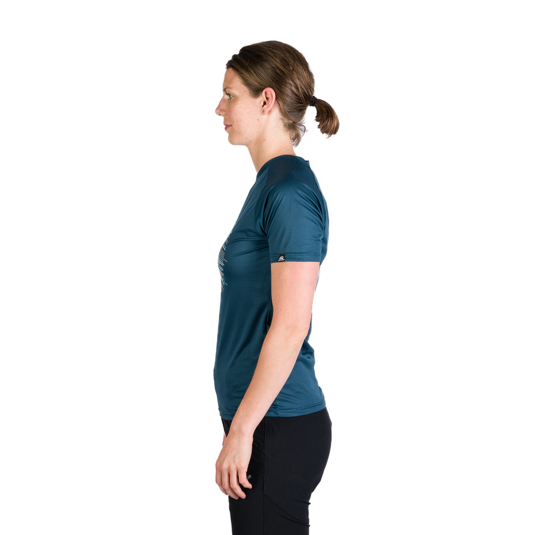 TR-4959OR women's technical t-shirt with print LYNDA
