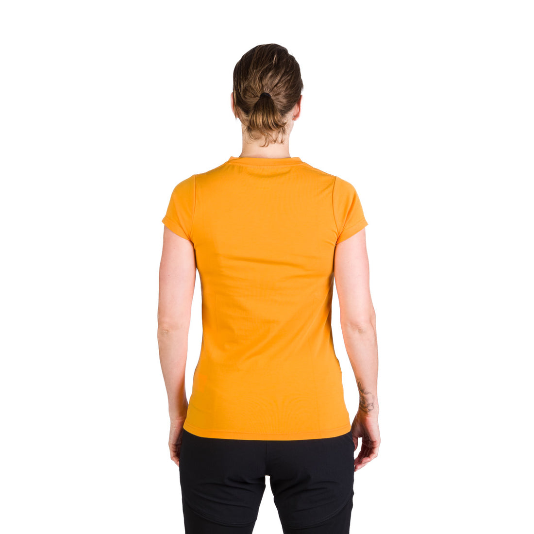 TR-4961OR women's V-neck t-shirt with print SHERRY