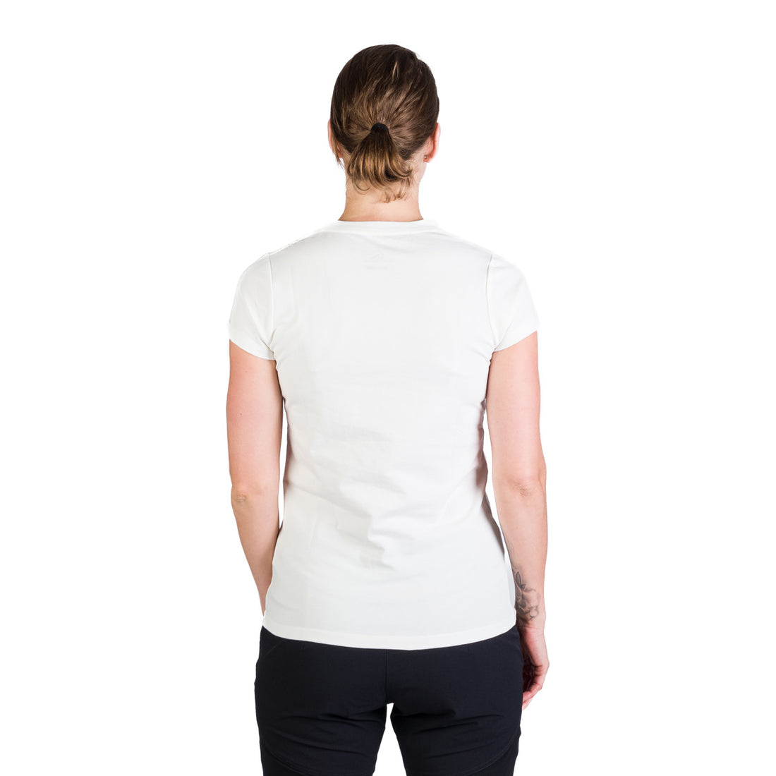 TR-4961OR women's V-neck t-shirt with print SHERRY