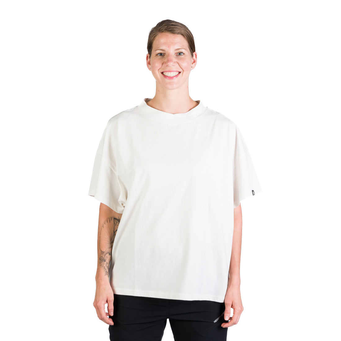 TR-4963SP women's oversized t-shirt from organic cotton JUDY