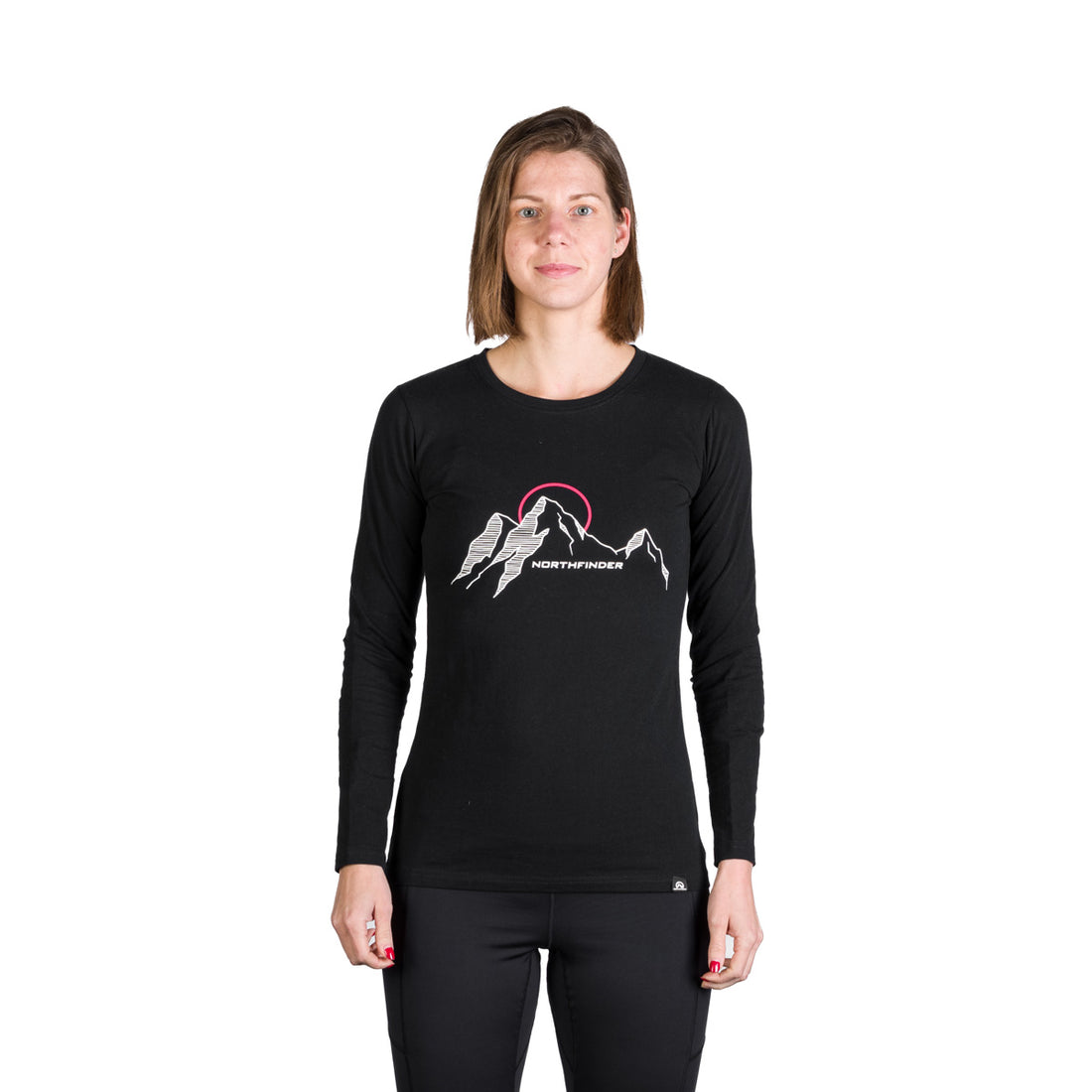 TR-4981OR women's outdoor combed cotton t-shirt with print SHARI