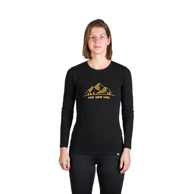TR-4982OR women's outdoor combed cotton t-shirt with print SONYA