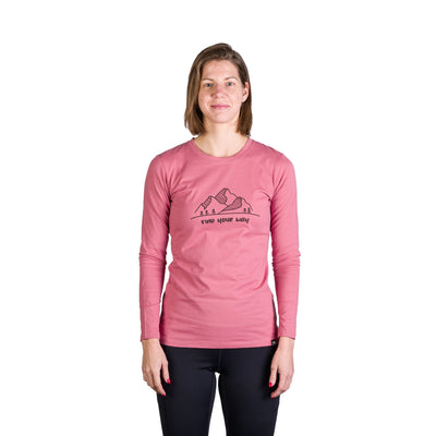 TR-4982OR women's outdoor combed cotton t-shirt with print SONYA