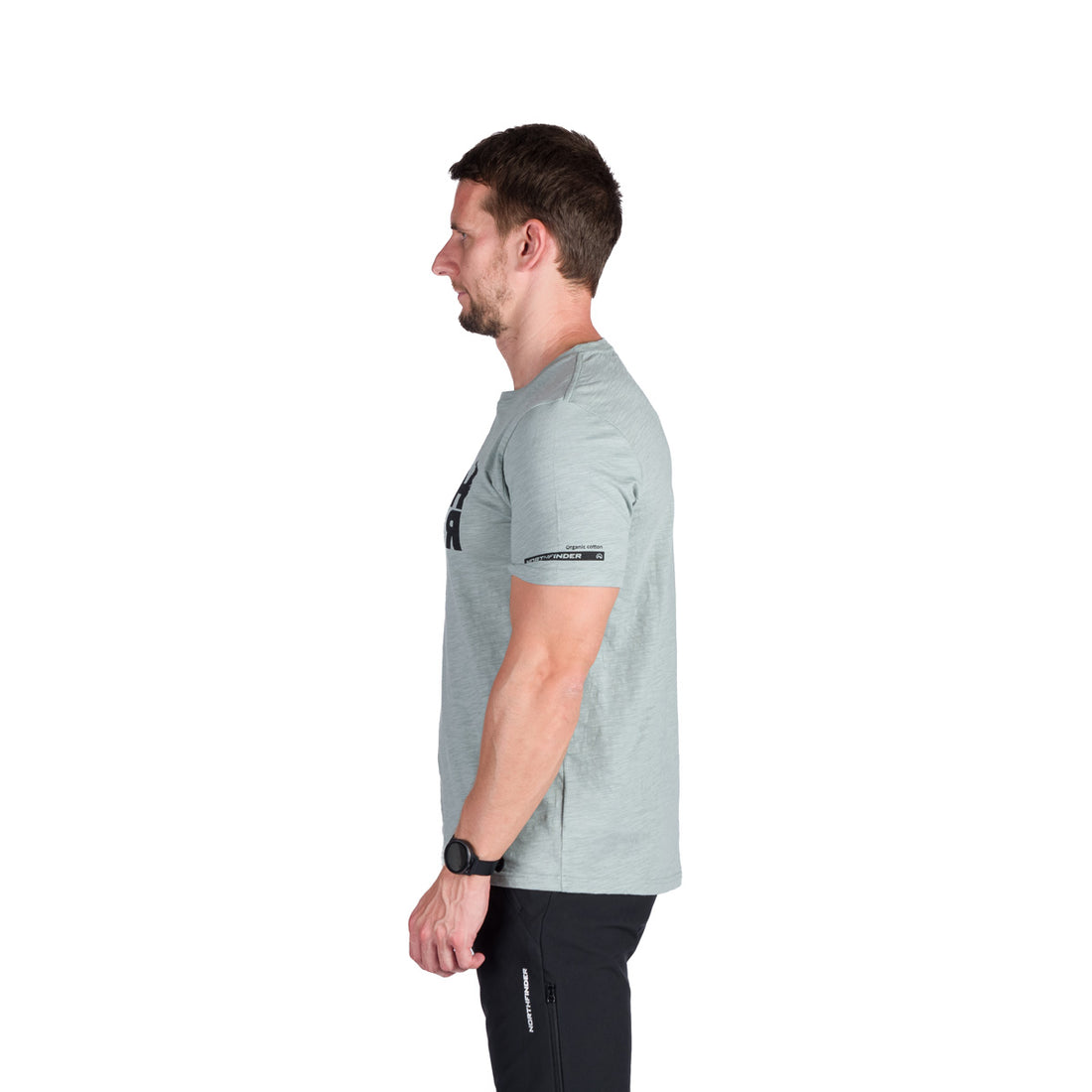 TR-5003OR men's outdoor organic slub cotton T-shirt JOSEF