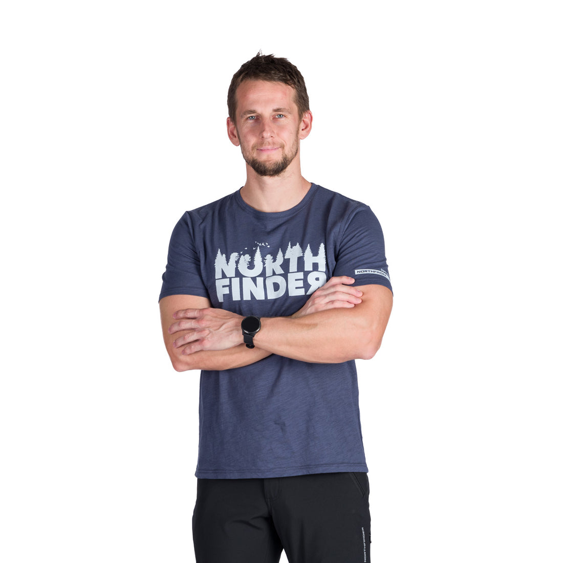 TR-5003OR men's outdoor organic slub cotton T-shirt JOSEF