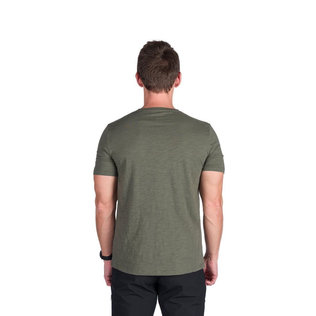TR-5005OR men's outdoor organic slub cotton T-shirt KASPAR