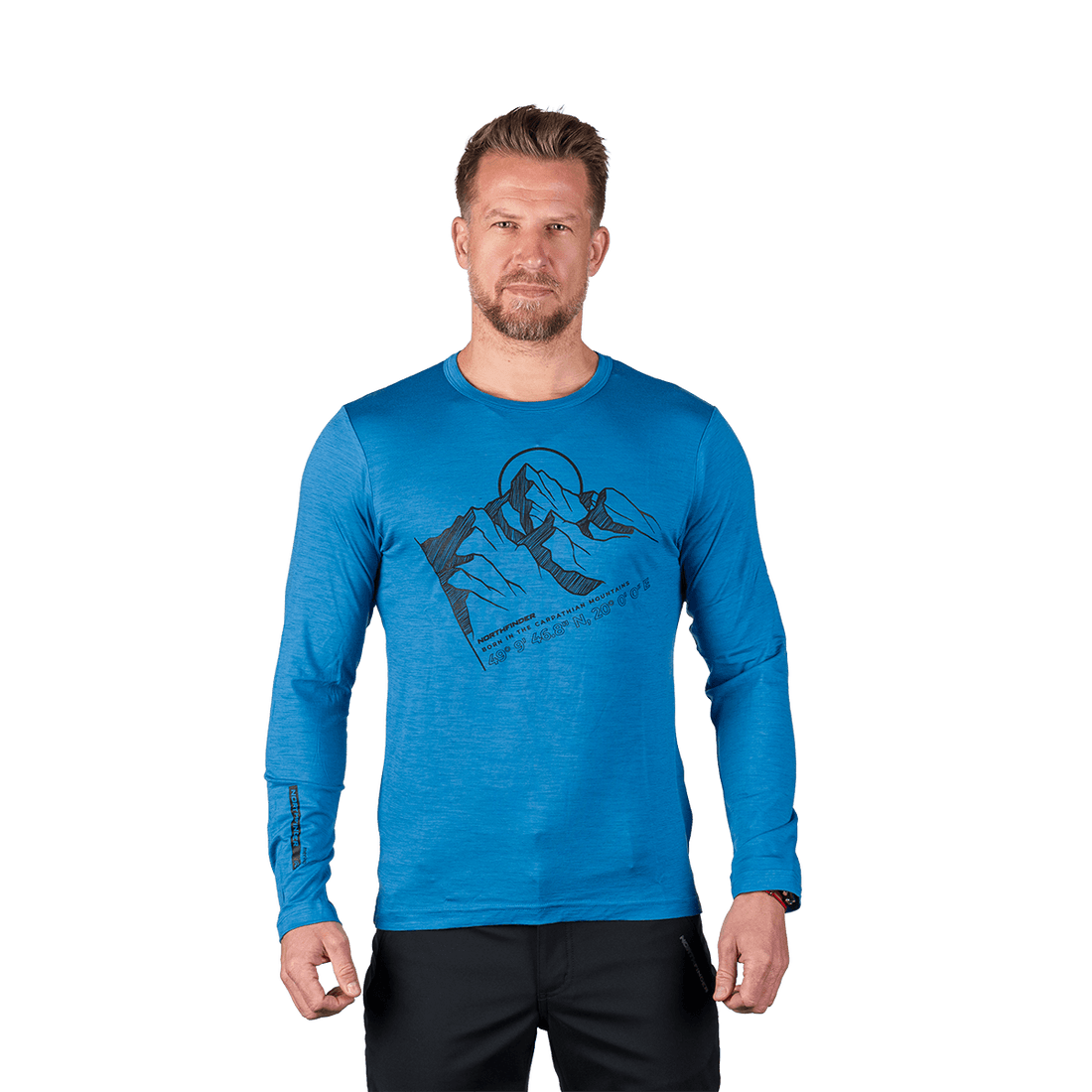 TR-5034OR men's merino T-shirt long sleeve ERNO