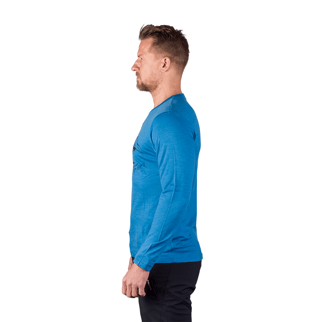 TR-5034OR men's merino T-shirt long sleeve ERNO