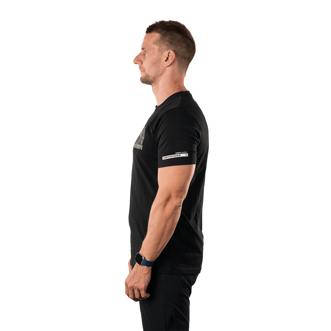 TR-5045OR men's outdoor organic cotton T-shirt AMAD