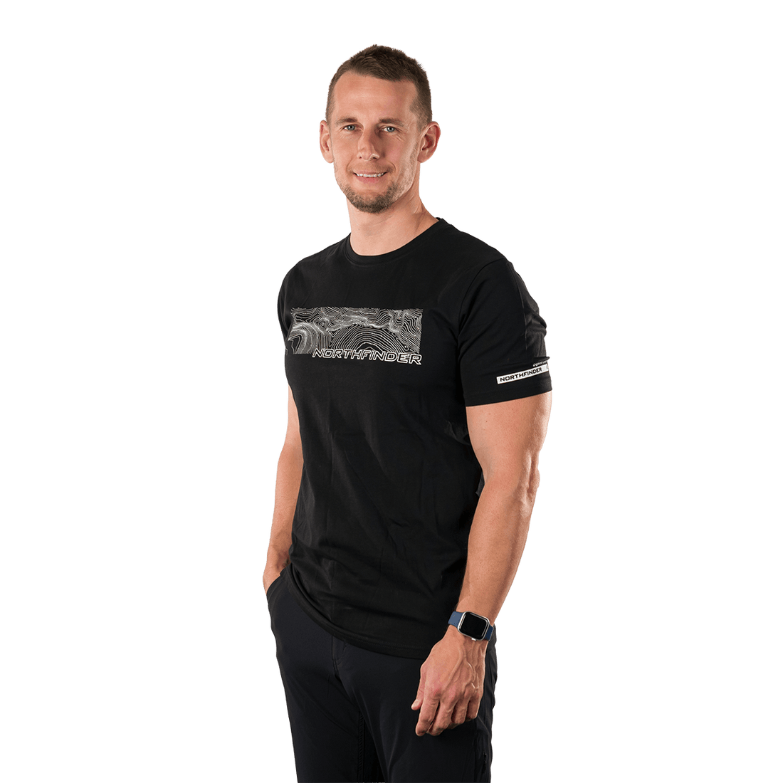 TR-5045OR men's outdoor organic cotton T-shirt AMAD
